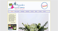 Desktop Screenshot of amandasflowers.net